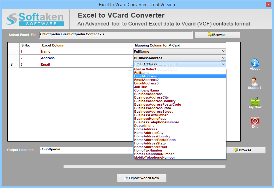SysTools Excel to vCard Converter 64 bit Download [2023]
