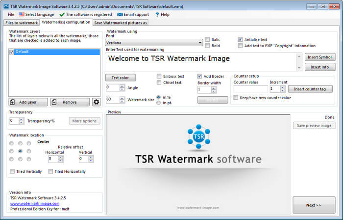 TSR Watermark Image Pro v3.7.2.2 Crack + Keygen Download Latest 2022