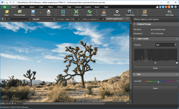 NCH PhotoPad Image Editor Pro 8.00 Crack Full Version [2022]