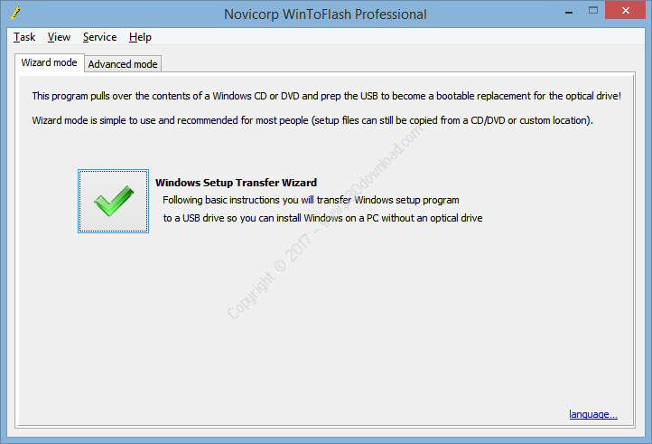 WinToFlash Professional Crack 1.15.0032 With Latest Version Download