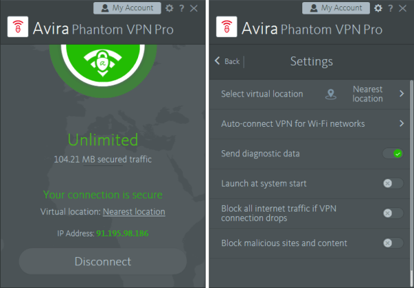 Avira Phantom VPN Pro v2.34.3.23032 Crack + Key Full Version [2024]