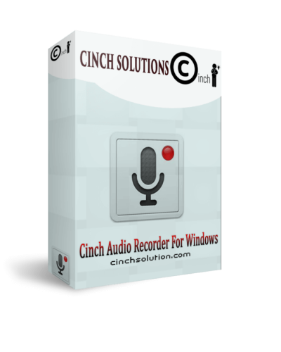 Cinch Audio Recorder 4.0.3 Crack With Product Key Free Download