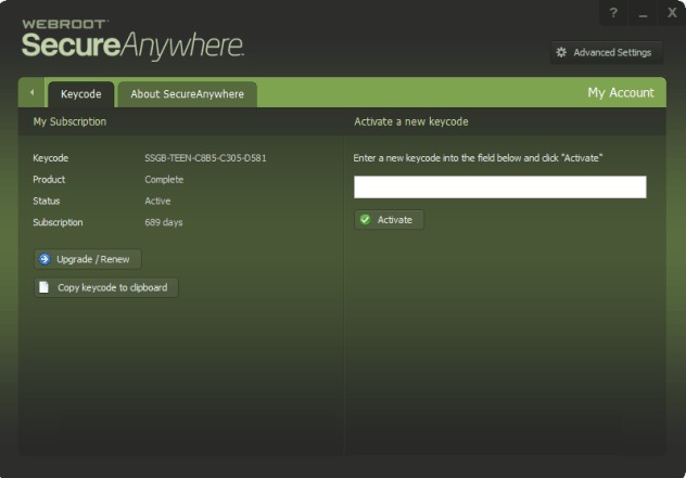 Webroot SecureAnyWhere Antivirus Crack + Keygen Key [2023]