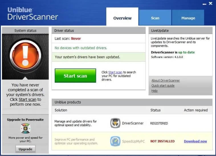 Uniblue Driver Scanner Crack 2023 7.7.2 Plus Serial Key